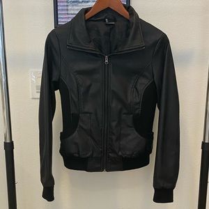 Urban Outfitters Sparkle & Fade Leather Jacket Size S